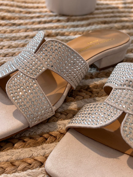 Cantini Cibatta Strass Bianca