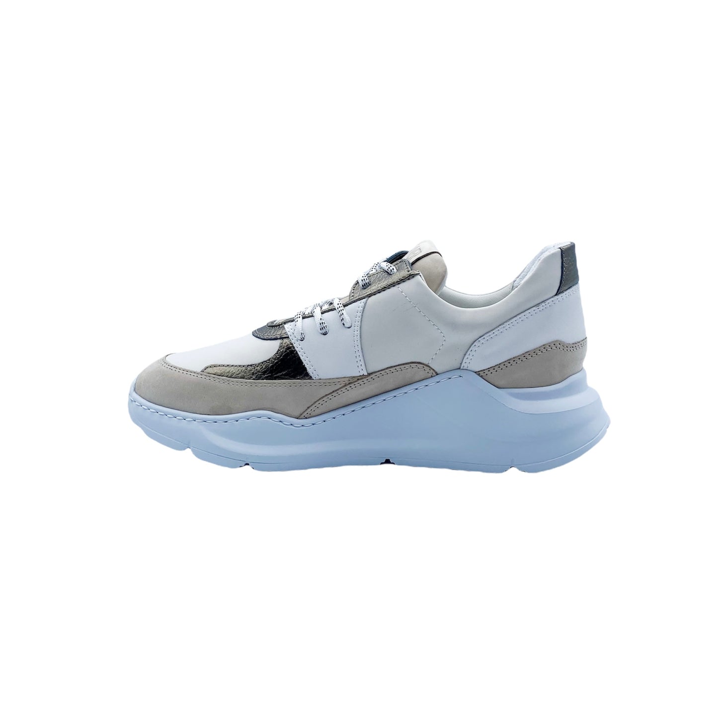 NEVVER Sneaker Bianco/Oro Nevada