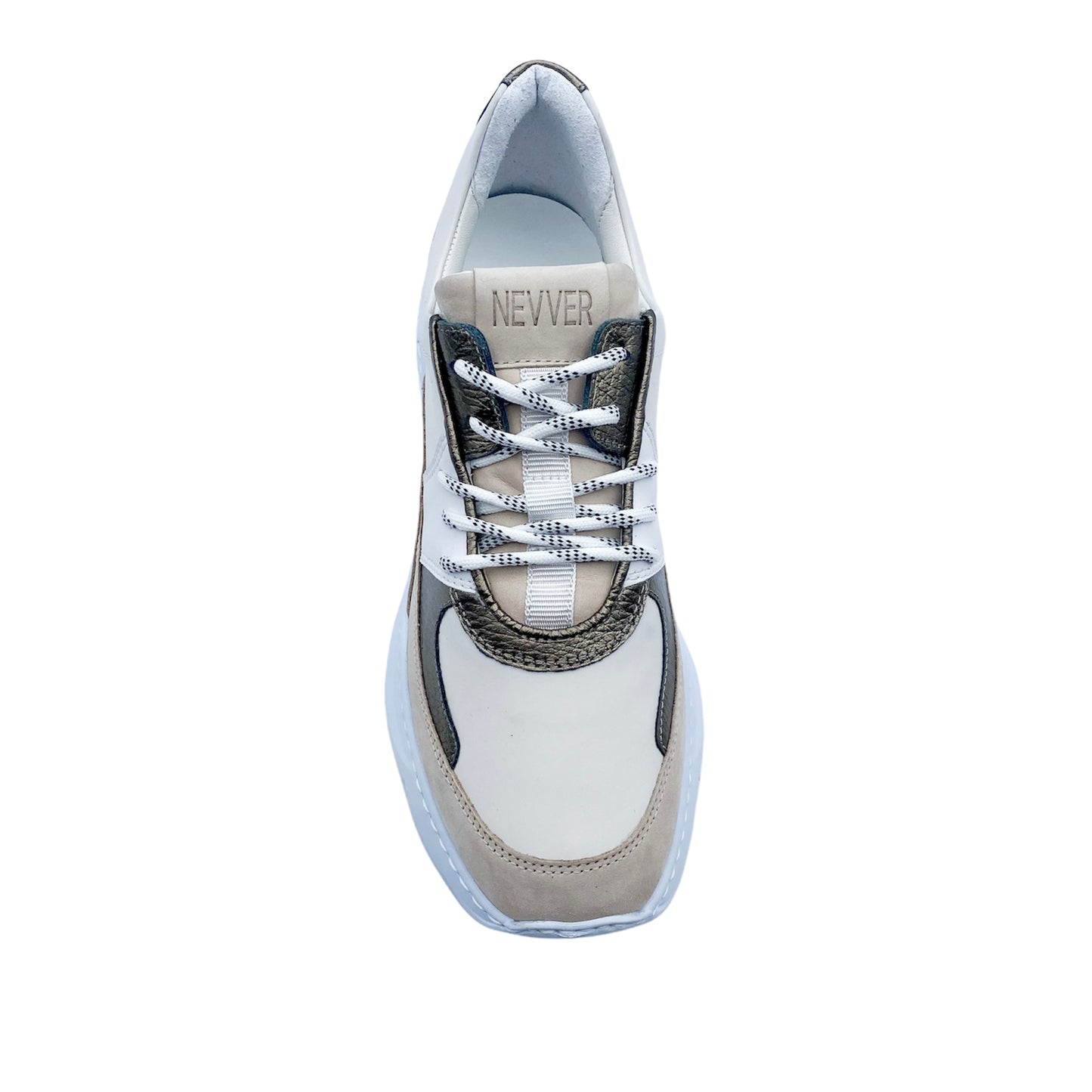 NEVVER Sneaker Bianco/Oro Nevada
