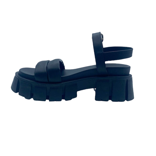 Janet & Janet Black Victoria Sandal 03162