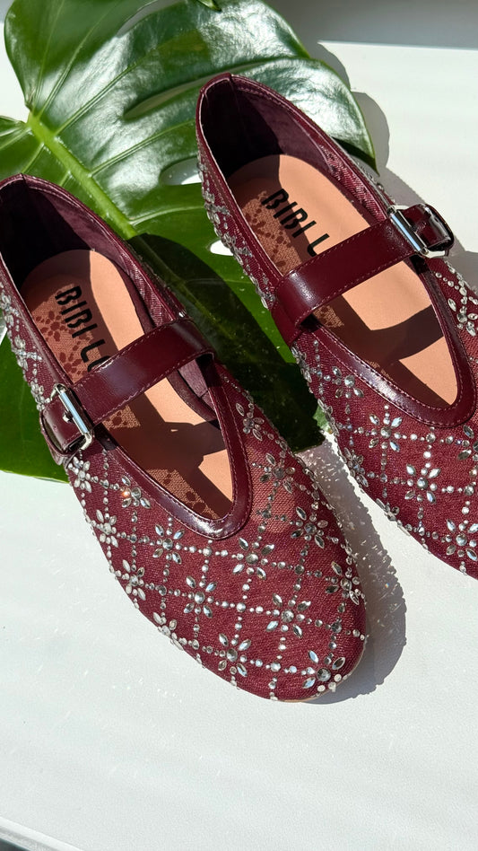 Bibi Lou Ballerina Bordeaux