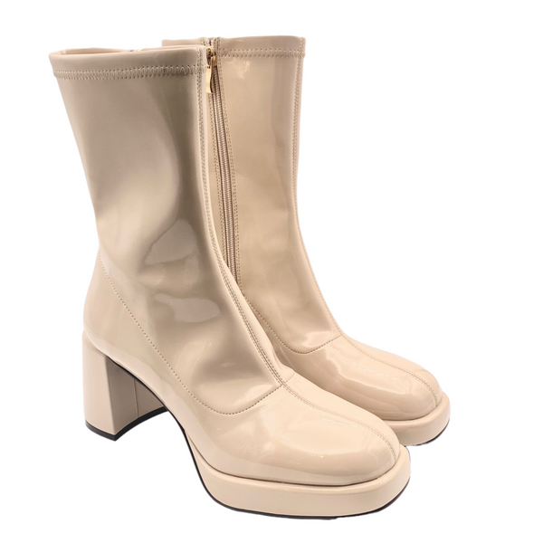 Jeannot Ankle Boot in Porcelain Paint 564/JE