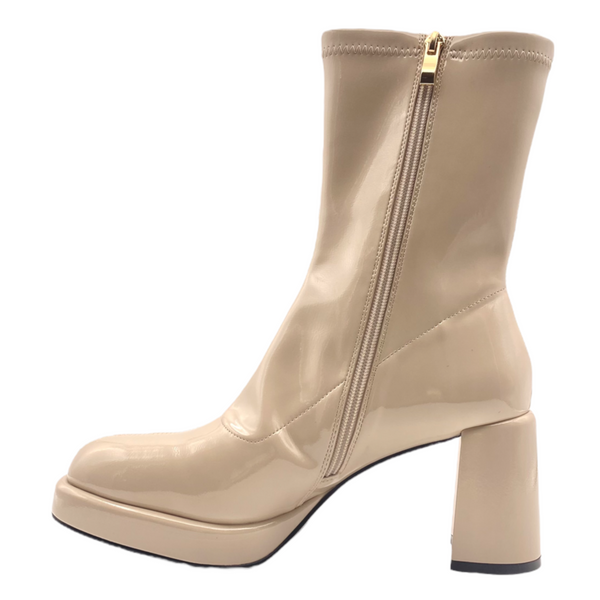 Jeannot Ankle Boot in Porcelain Paint 564/JE